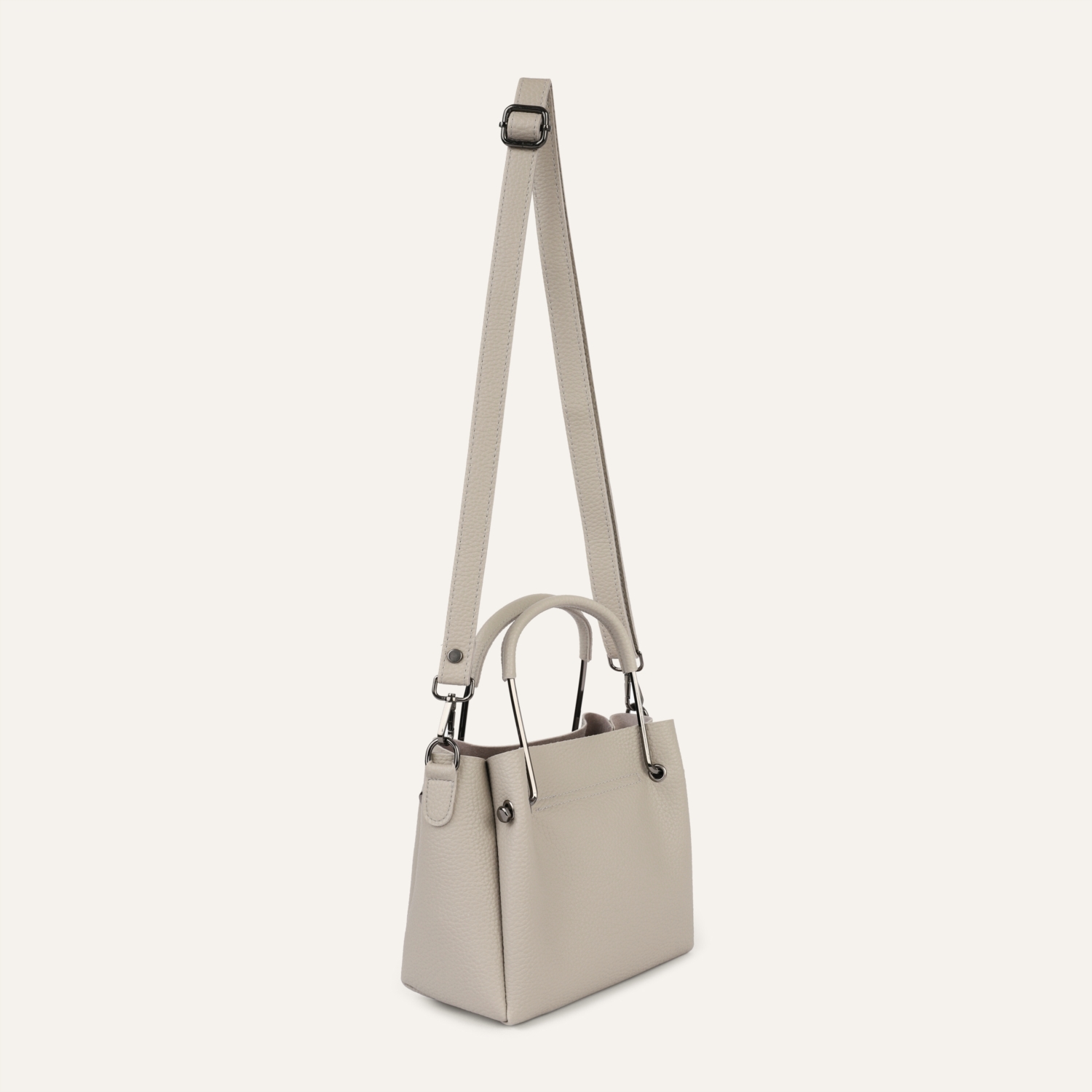 METAL SAPLI ÇAPRAZ ASKILI EL ÇANTASI