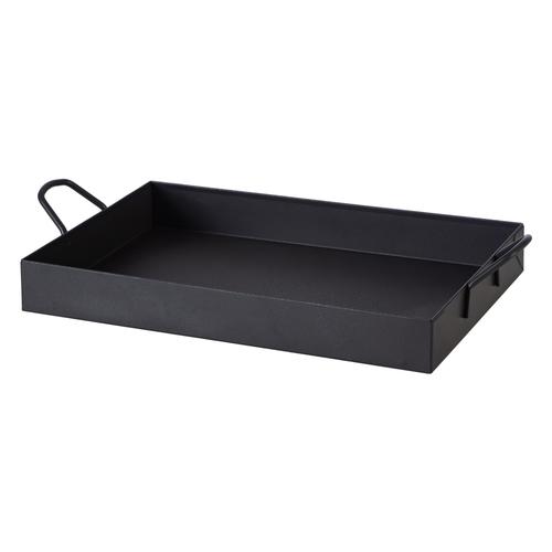  SİYAH DOKULU DİKDÖRTGEN TEPSİ 30x20x4CM