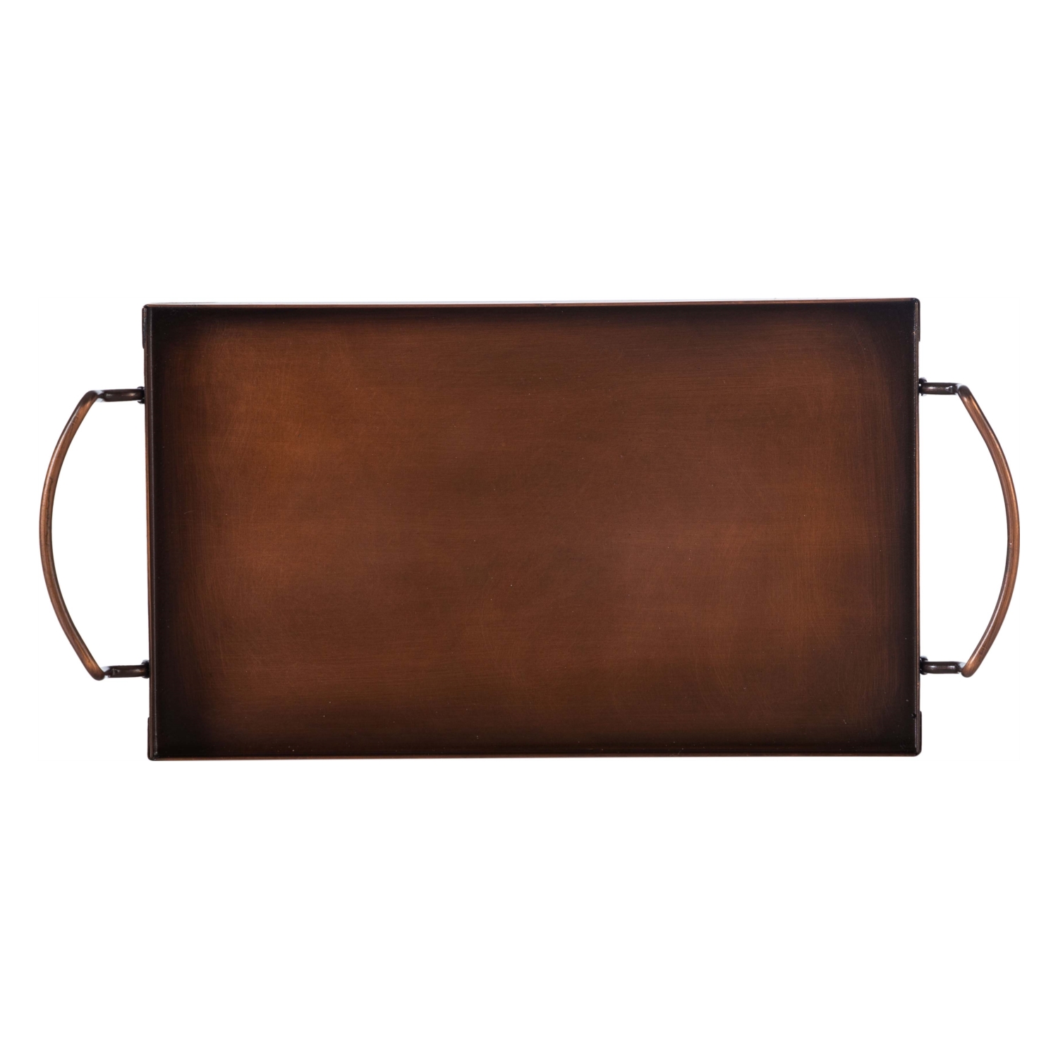 BAKIR RENK SUNUM TEPSİ 25x15x1CM