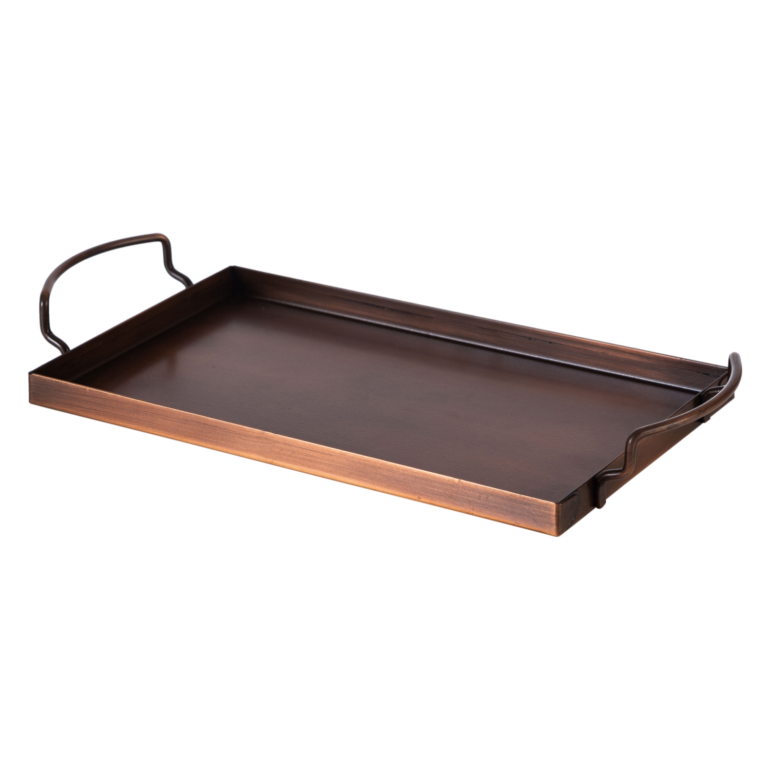 BAKIR RENK SUNUM TEPSİ 25x15x1CM