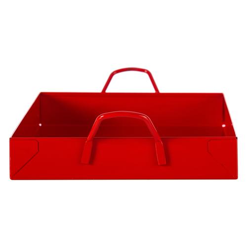  KIRMIZI DİKDÖRTGEN TEPSİ 30x20x4CM