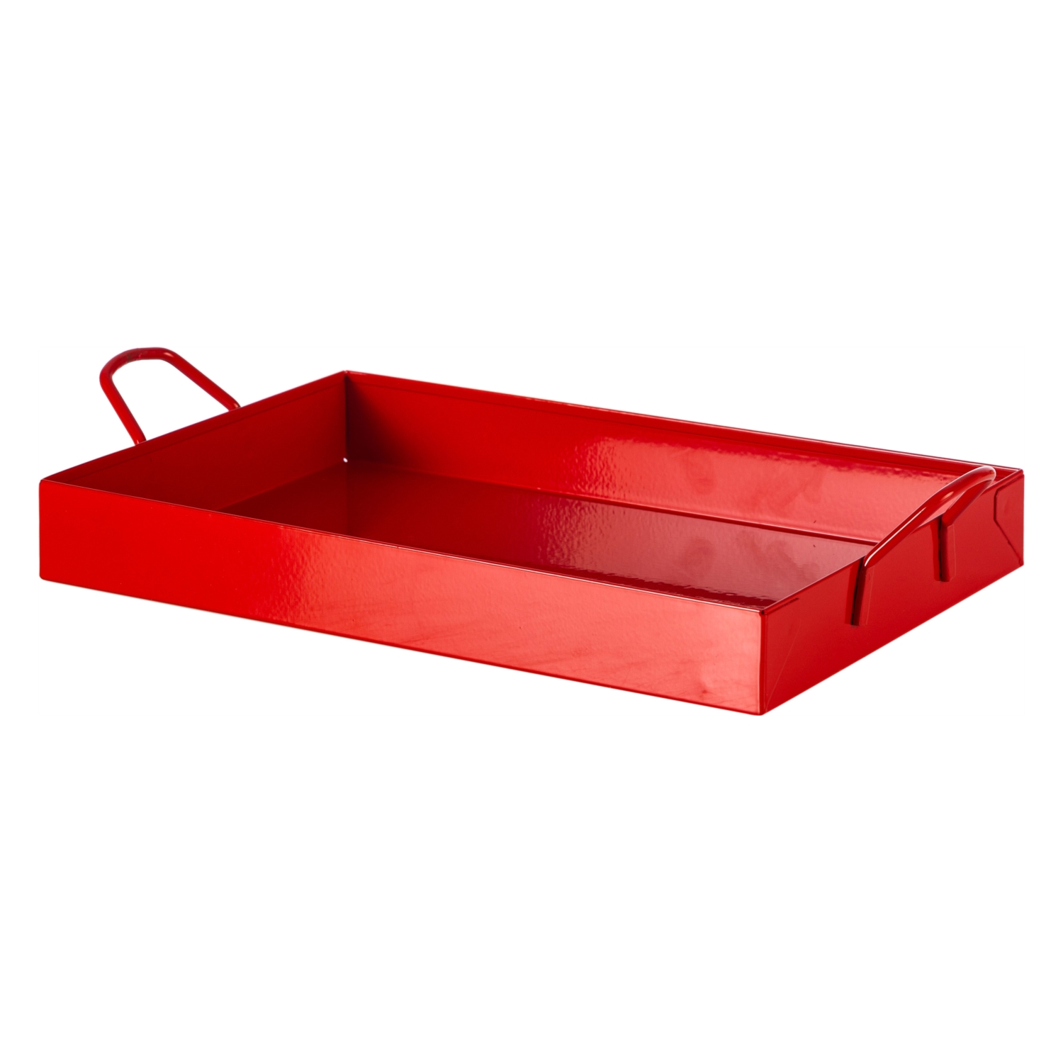 KIRMIZI DİKDÖRTGEN TEPSİ 30x20x4CM