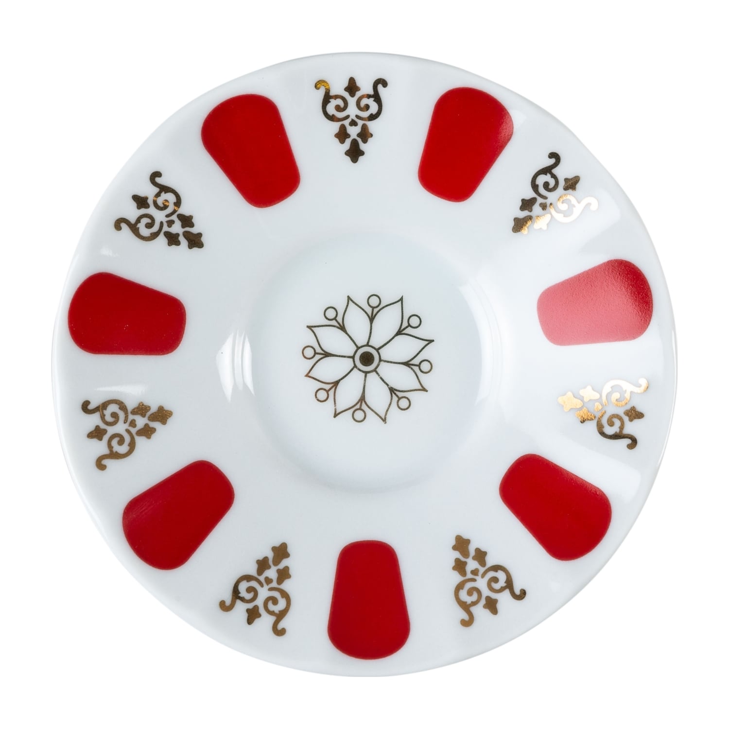 ACEM ÇAY TABAĞI 11CM -KIRMIZI