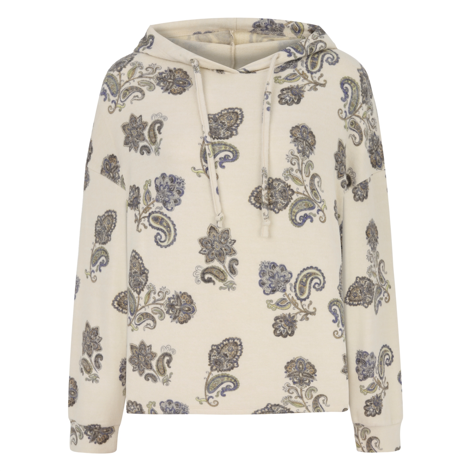 BASKILI KAPÜŞONLU SWEATSHIRT