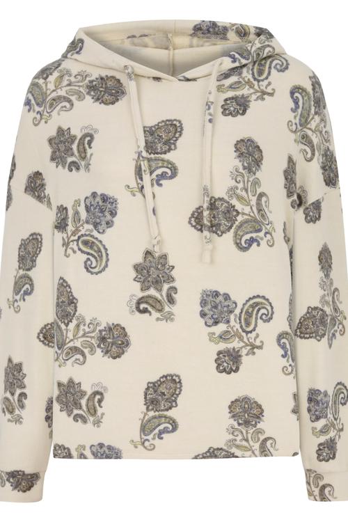  BASKILI KAPÜŞONLU SWEATSHIRT