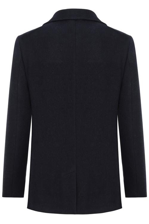  KRUVAZE YAKA DÜĞMELİ CEKET