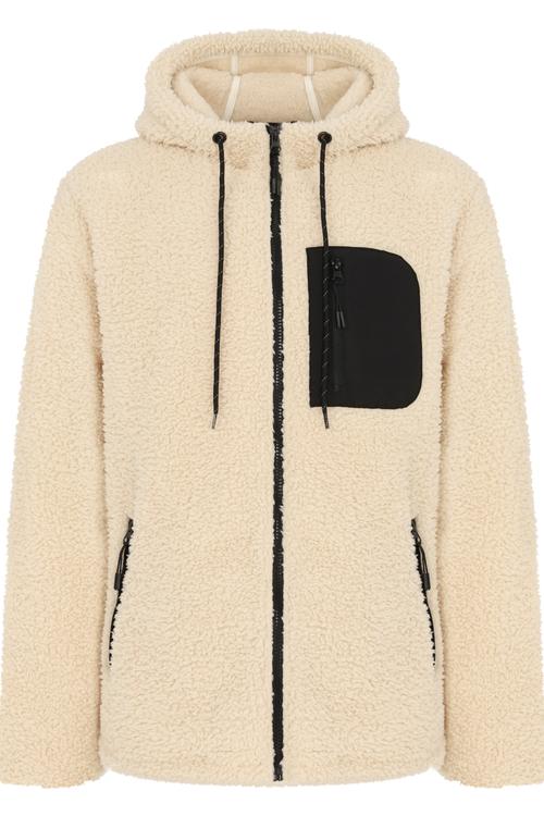  FERMUARLI KAPÜŞONLU POLAR SWEATSHIRT