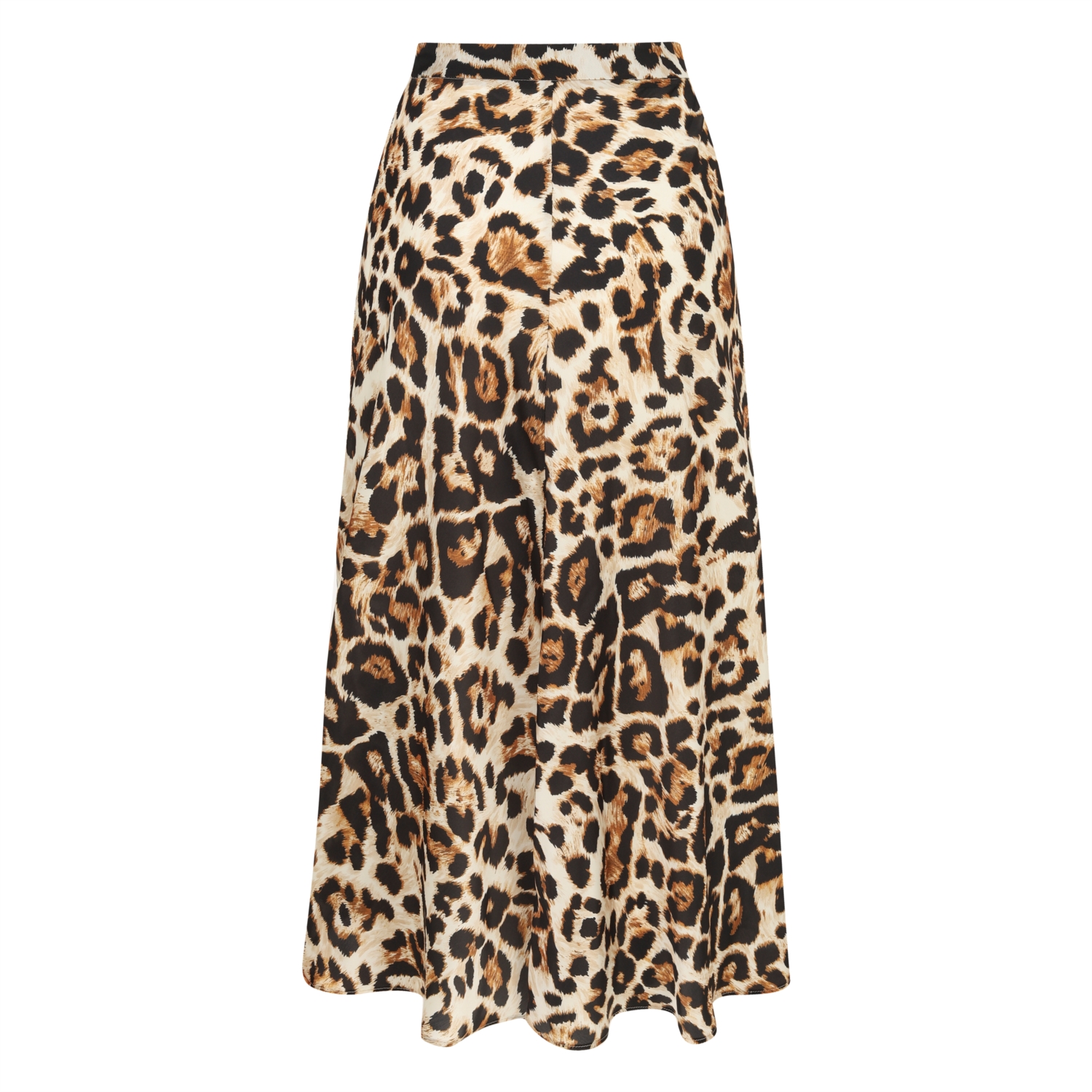 LEOPAR DESENLİ MİDİ ETEK