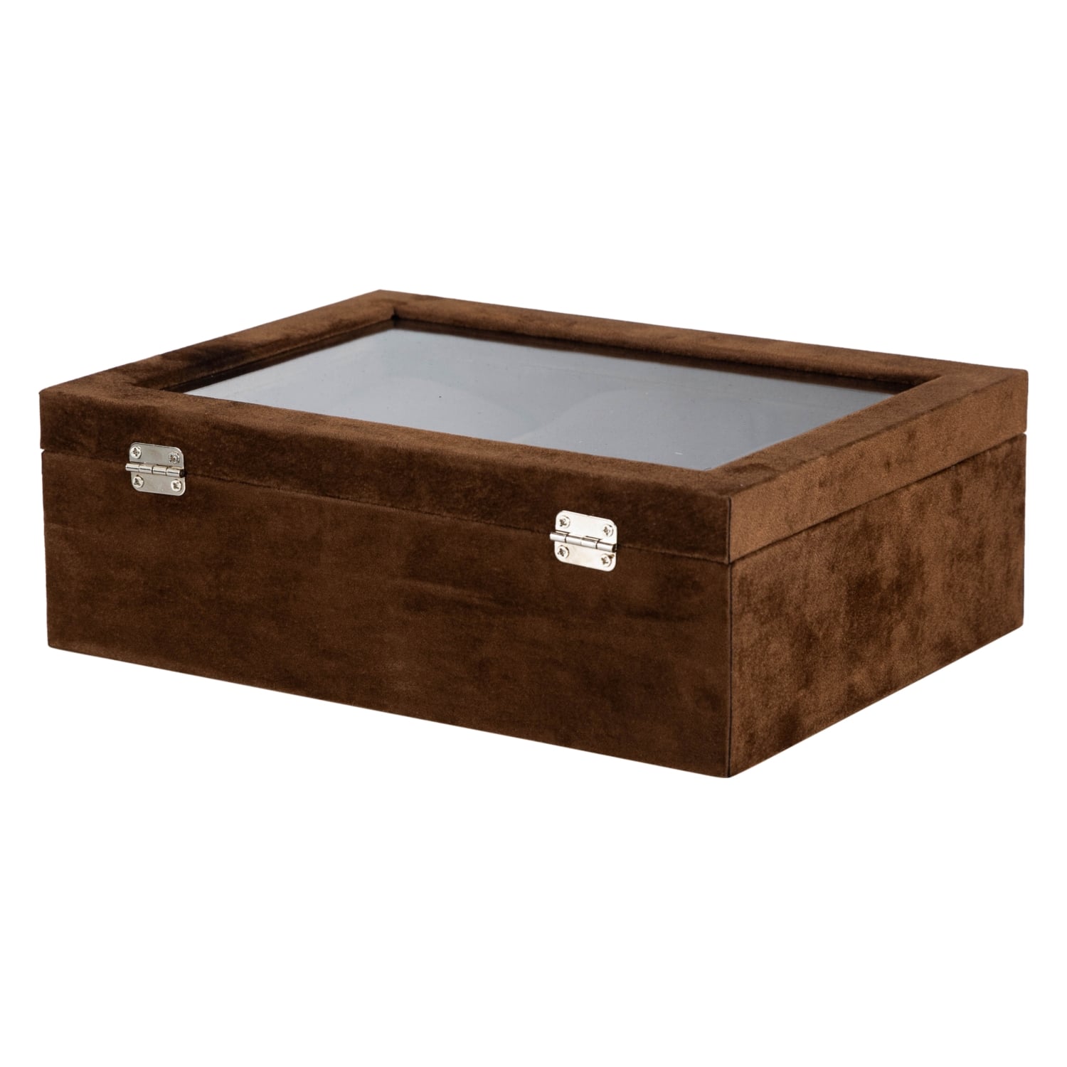 SAAT KUTUSU 6'LI ALCANTARA KAHVE