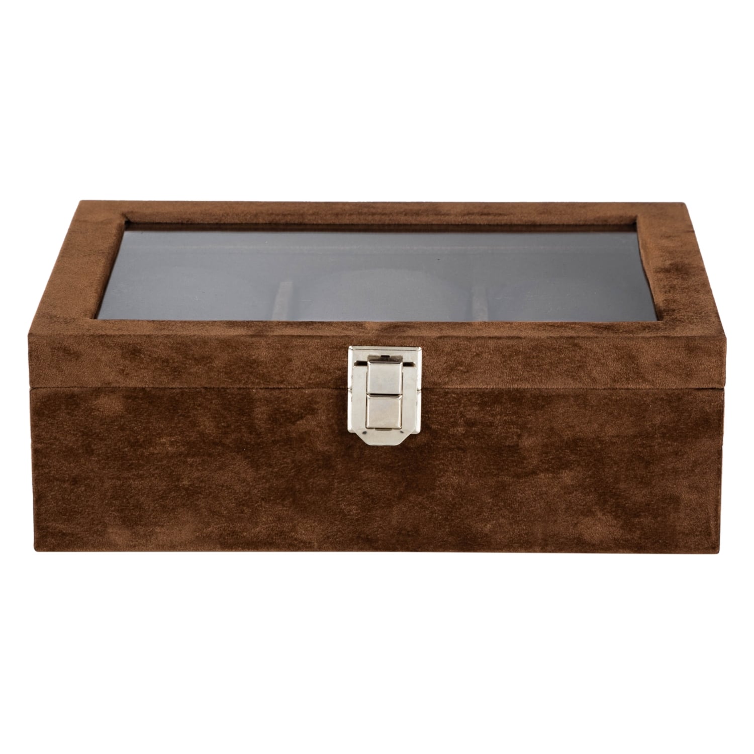 SAAT KUTUSU 6'LI ALCANTARA KAHVE