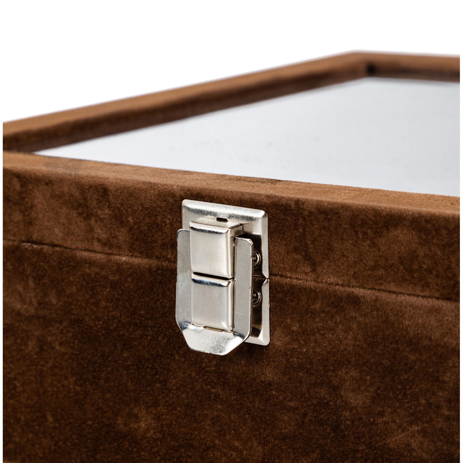 SAAT KUTUSU 9'LU ALCANTARA KAHVE