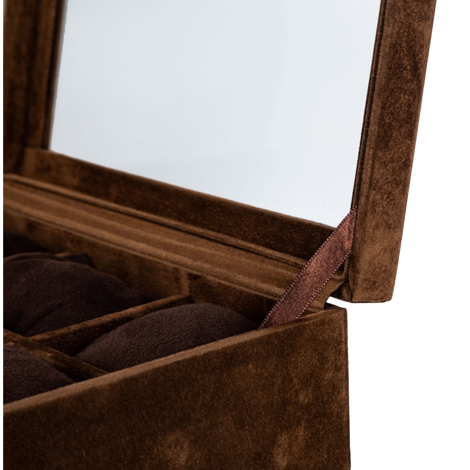 SAAT KUTUSU 9'LU ALCANTARA KAHVE