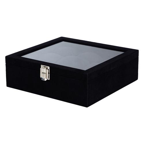  SAAT KUTUSU 9LU ALCANTARA SİYAH