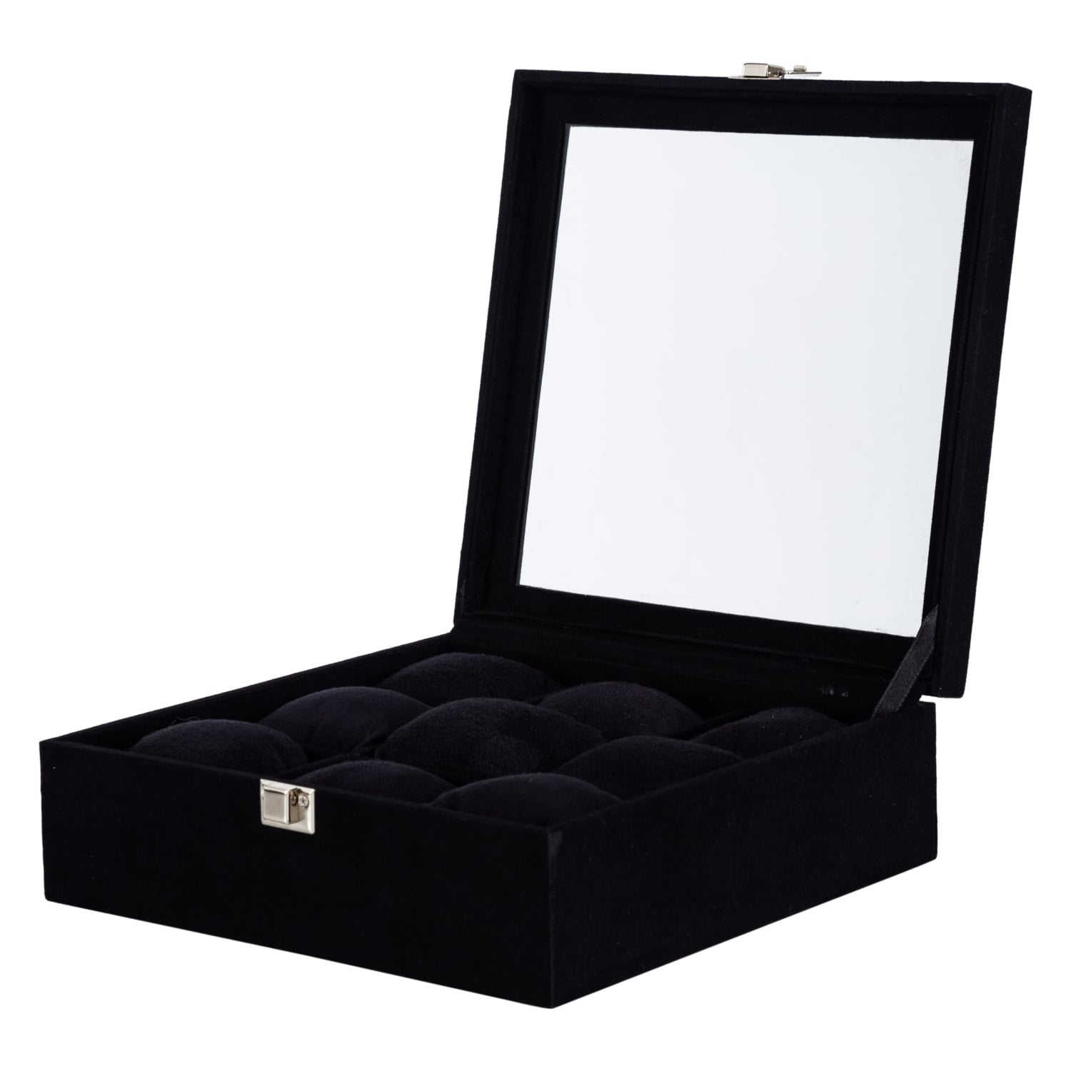 SAAT KUTUSU 9LU ALCANTARA SİYAH