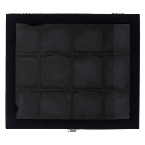  SAAT KUTUSU 12'Lİ ALCANTARA SİYAH