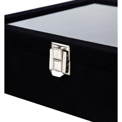  SAAT KUTUSU 12'Lİ ALCANTARA SİYAH