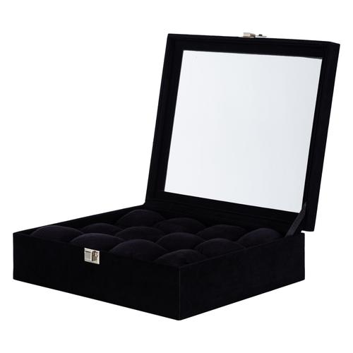  SAAT KUTUSU 12'Lİ ALCANTARA SİYAH