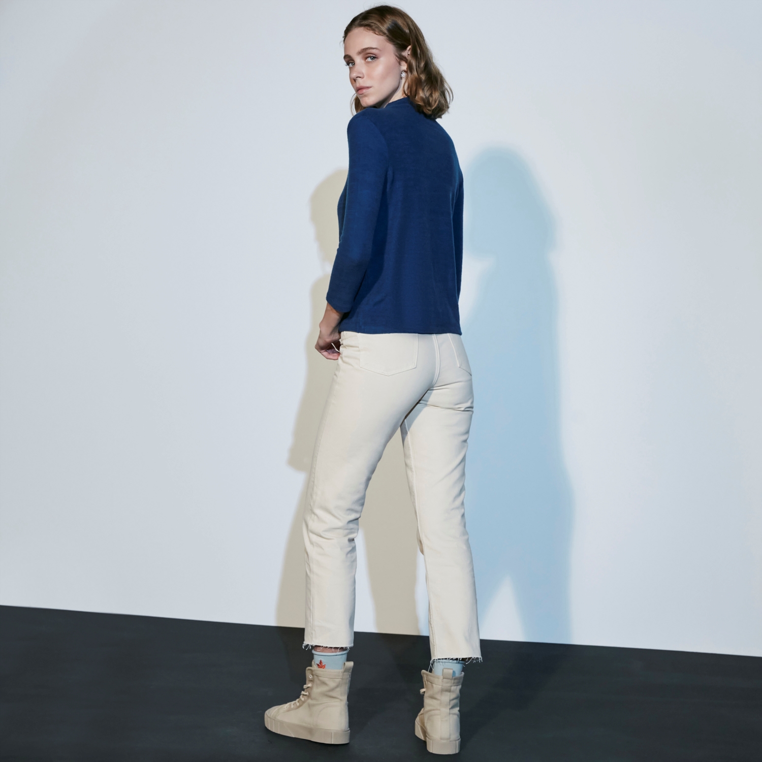 KISA PAÇA STRAIGHT FIT NON DENIM PANTOLON