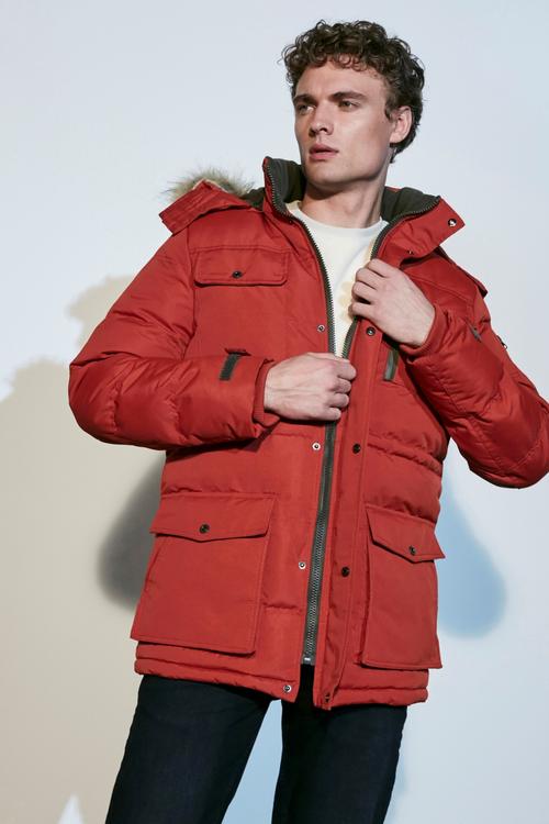  KAPÜŞONLU ŞİŞME PARKA