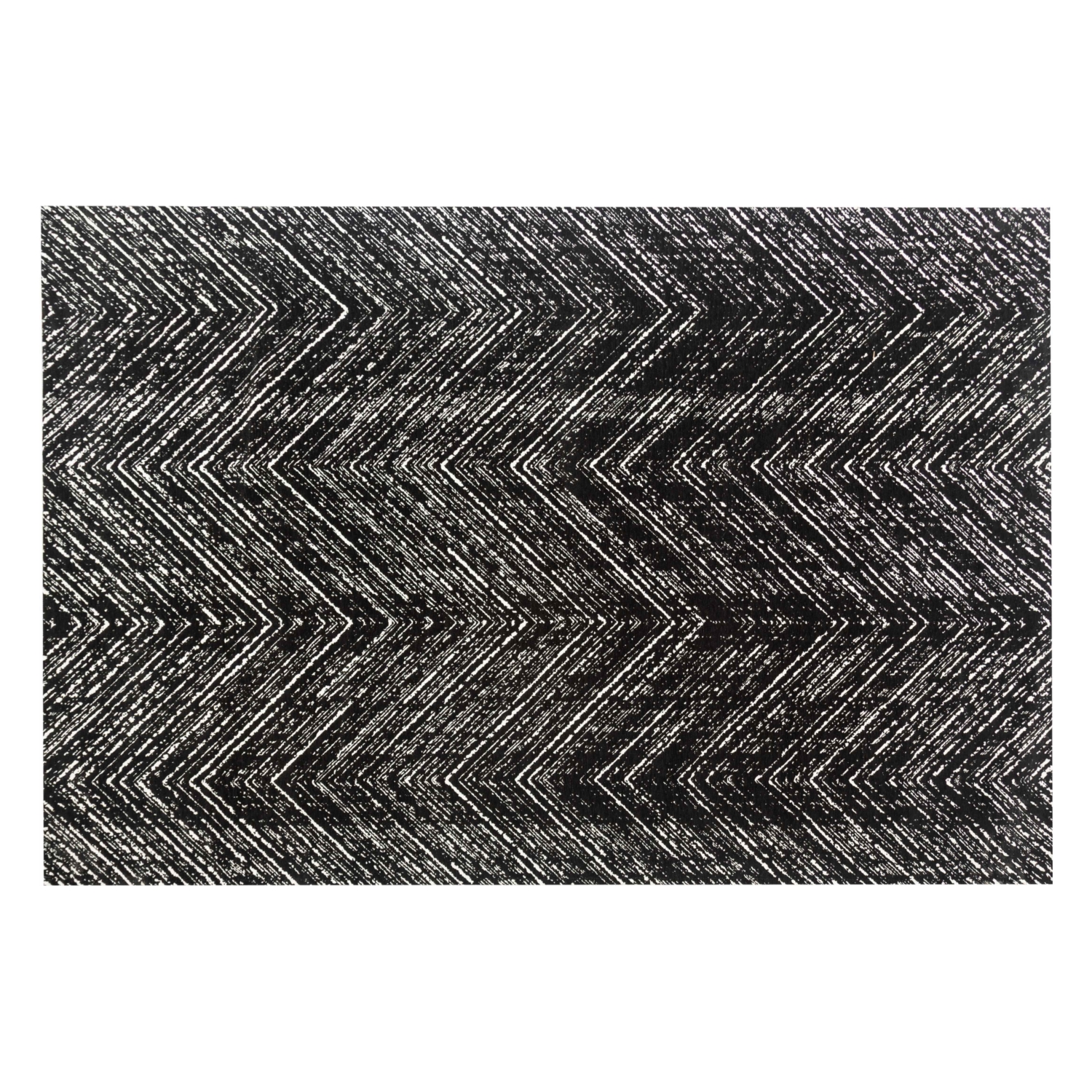 ZİGZAG HALI SİYAH 160X230CM