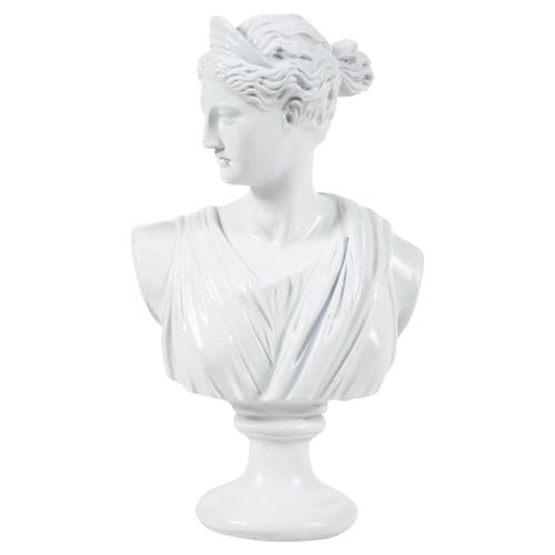  VENÜS BEYAZ BÜST BİBLO 34 CM