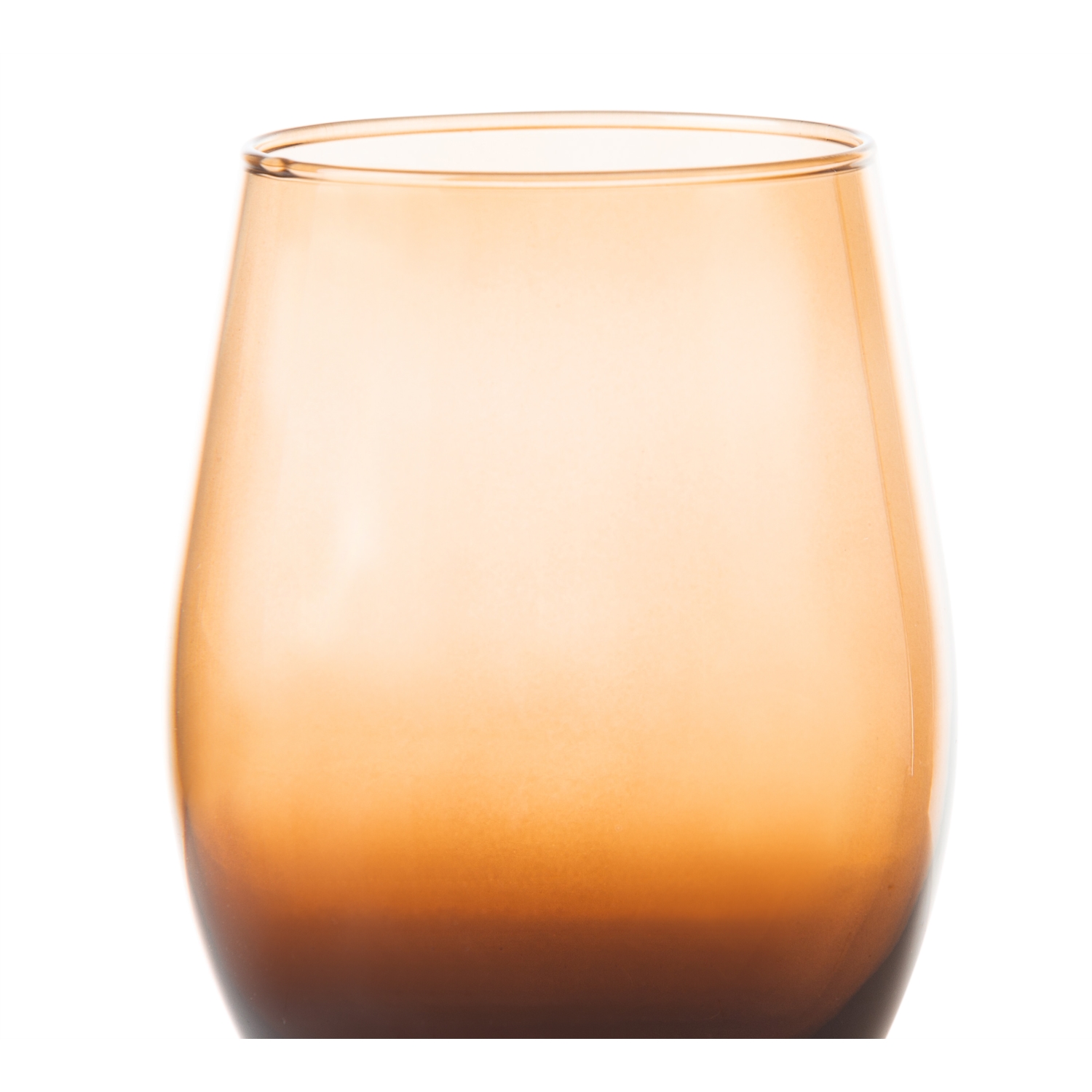 GLACY 4LÜ MEŞRUBAT BARDAĞI SETİ 590ML-AMBER