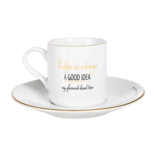  MOTTO KAHVE FİNCANI SETİ 2 Lİ