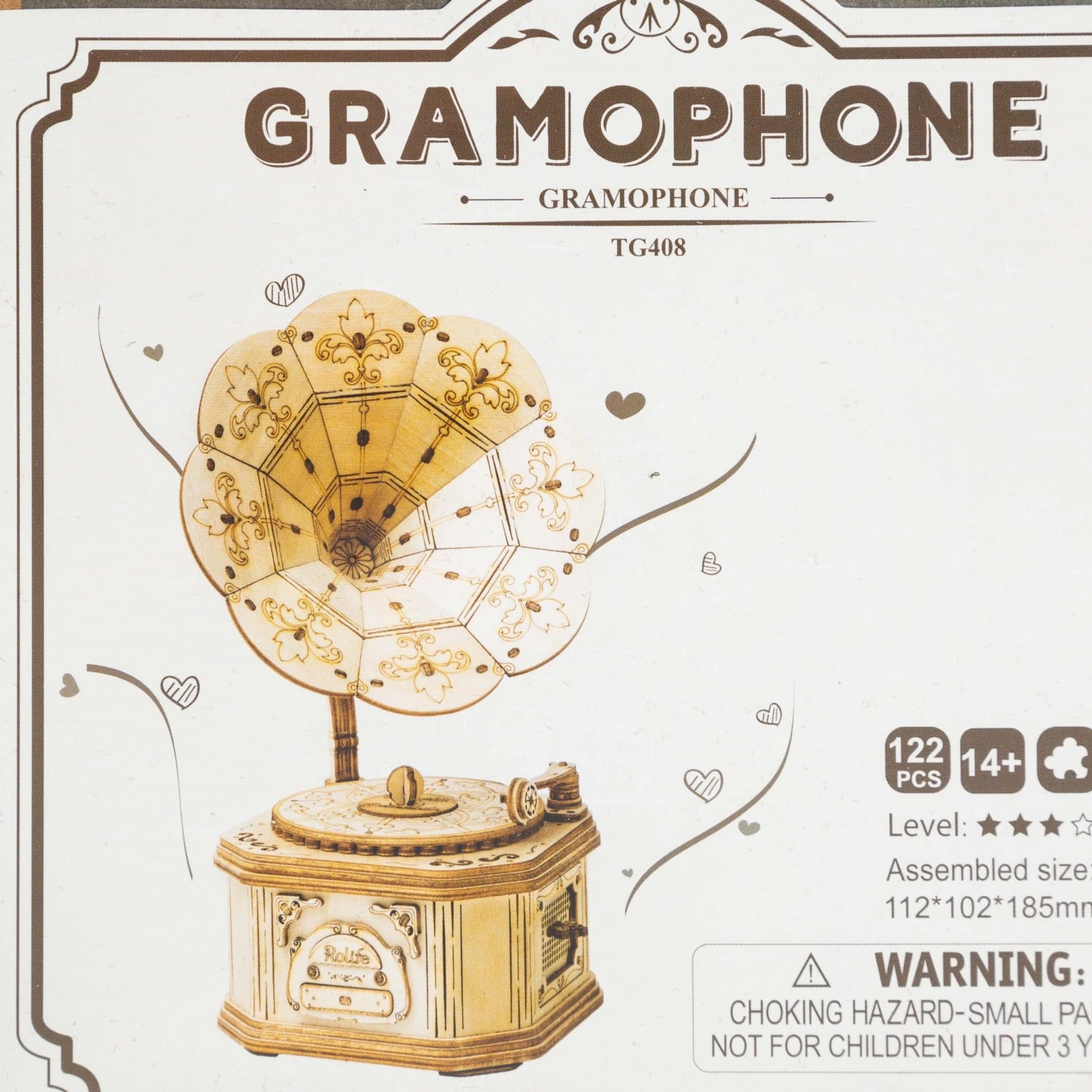 GRAMOFON MİNYATÜR PUZZLE