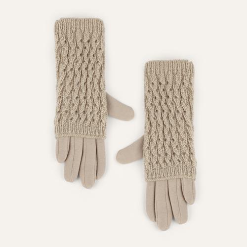  ÖRGÜ DETAYLI PAMUK ELDİVEN