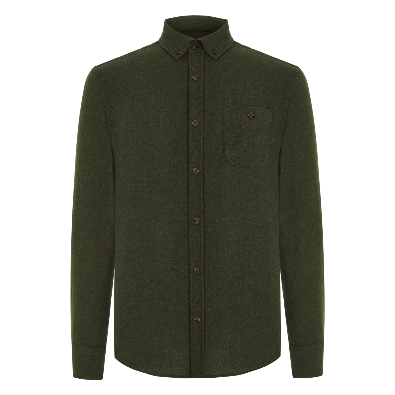 YÜN KARIŞIMLI REGULAR FIT GÖMLEK