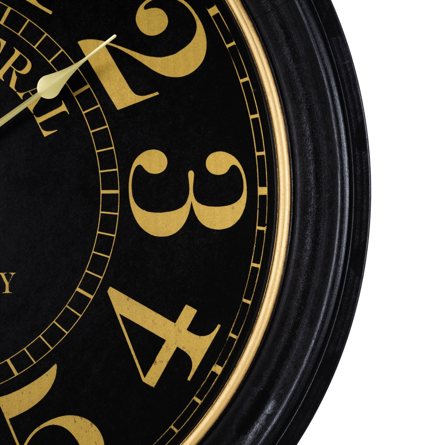 GRAND CENTRAL BLACK DUVAR SAATİ 80CM