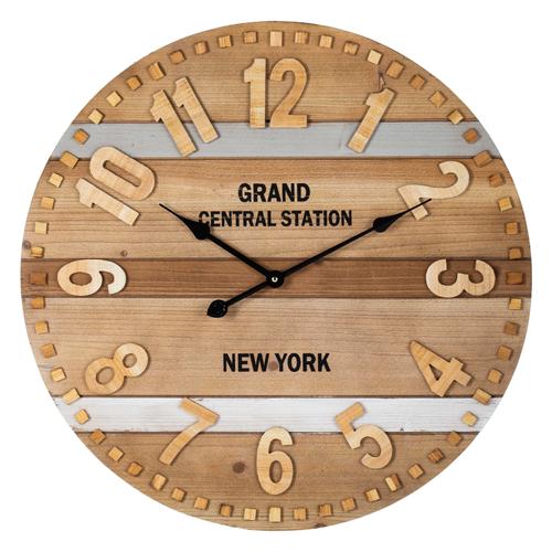  WOODEN LOOK DUVAR SAATİ 68X68X4 CM