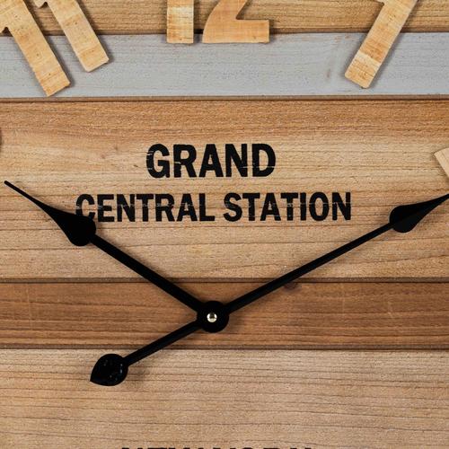  WOODEN LOOK DUVAR SAATİ 68X68X4 CM