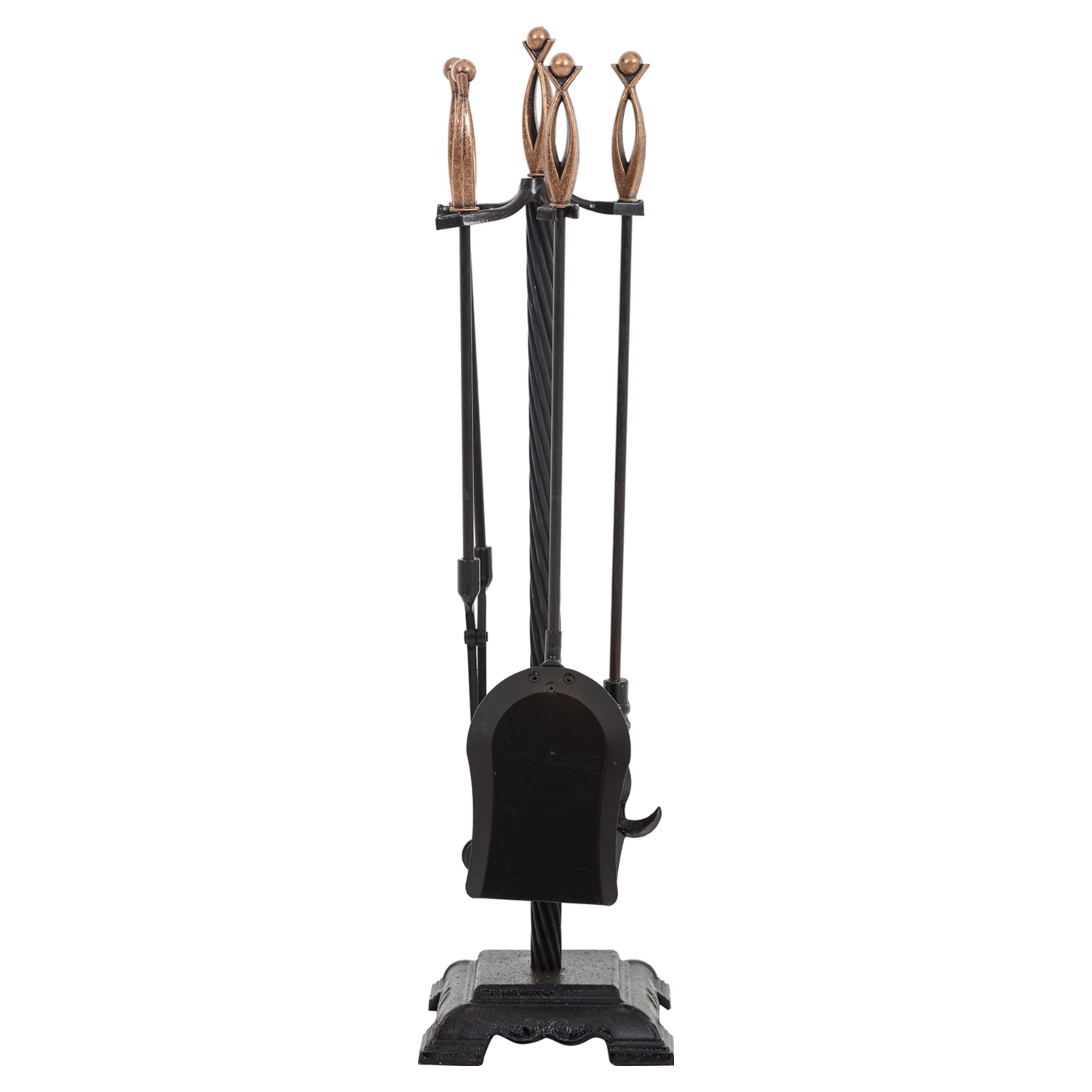 WORLD BRONZ ŞÖMİNE AKSESUAR SETİ 80CM