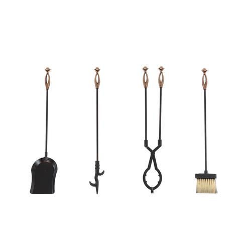  WORLD BRONZ ŞÖMİNE AKSESUAR SETİ 80CM