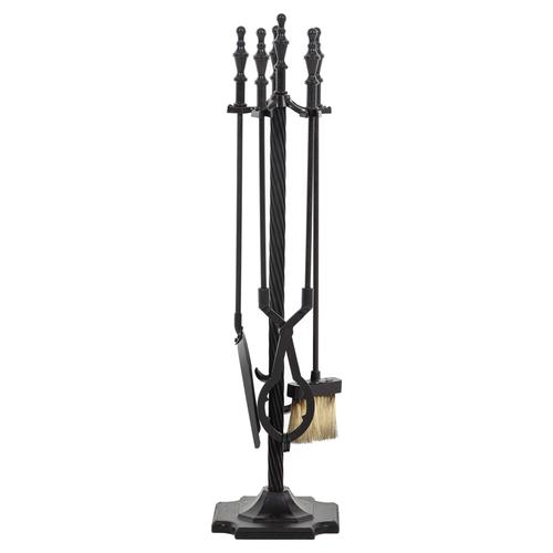 CLASSIC BLACK ŞÖMİNE AKSESUAR SETİ 80CM