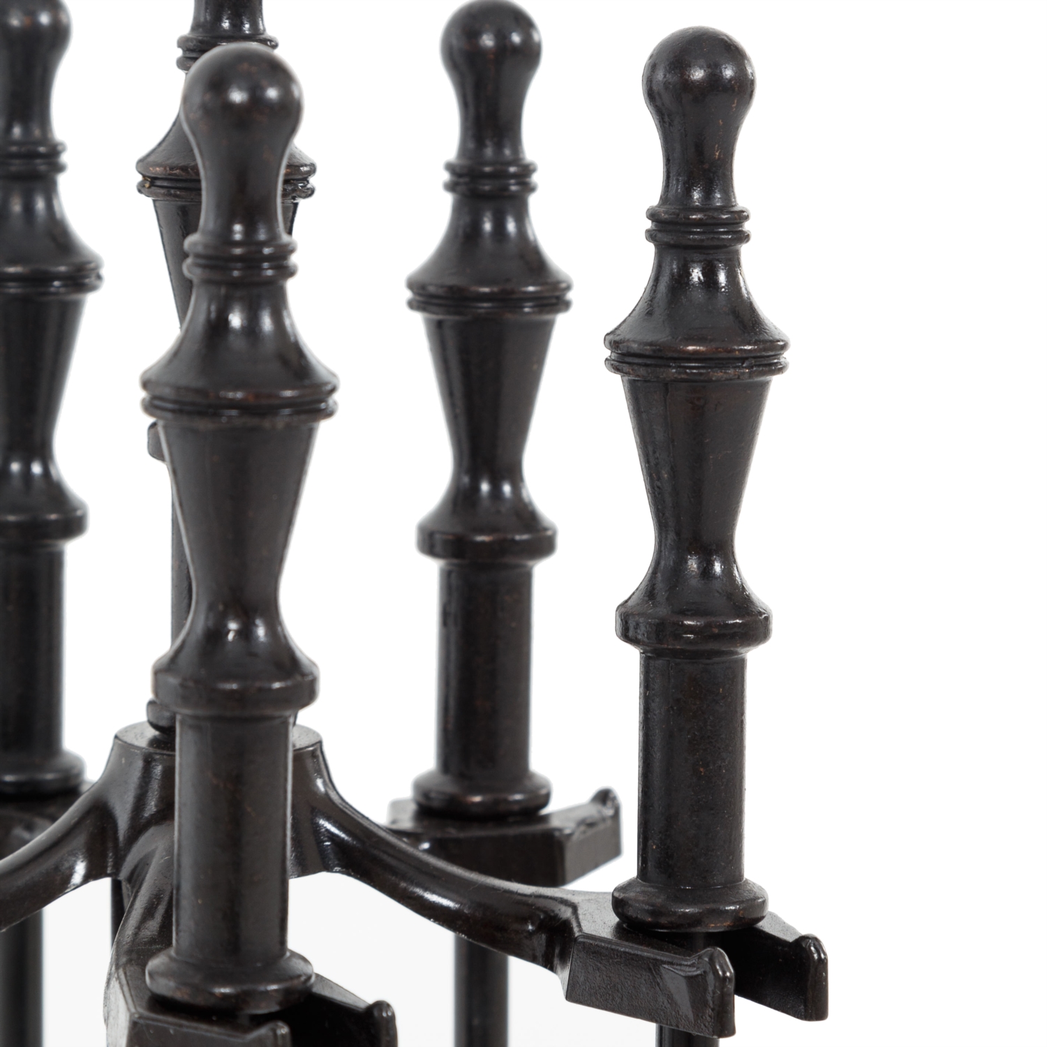 CLASSIC BLACK ŞÖMİNE AKSESUAR SETİ 80CM