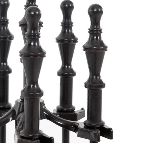  CLASSIC BLACK ŞÖMİNE AKSESUAR SETİ 80CM