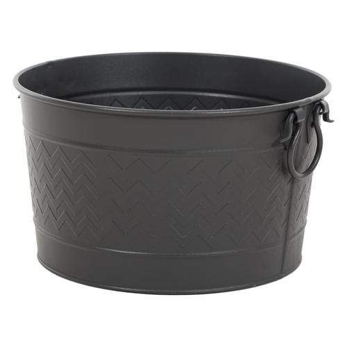  CLASSIC SİYAH ODUN KOVASI 43CM