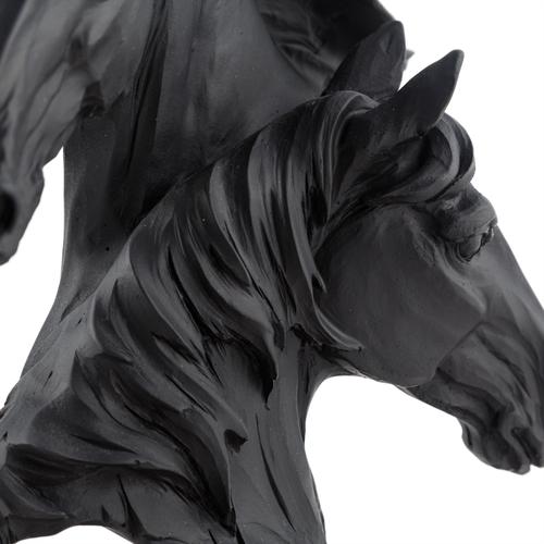  HORSES BÜST BİBLO 17X10X23CM