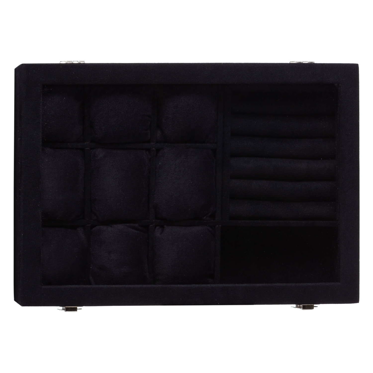 SAAT VE TAKI KUTUSU ALCANTARA SİYAH