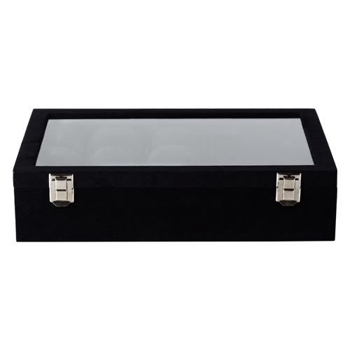  SAAT VE TAKI KUTUSU ALCANTARA SİYAH