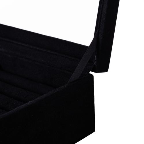  SAAT VE TAKI KUTUSU ALCANTARA SİYAH