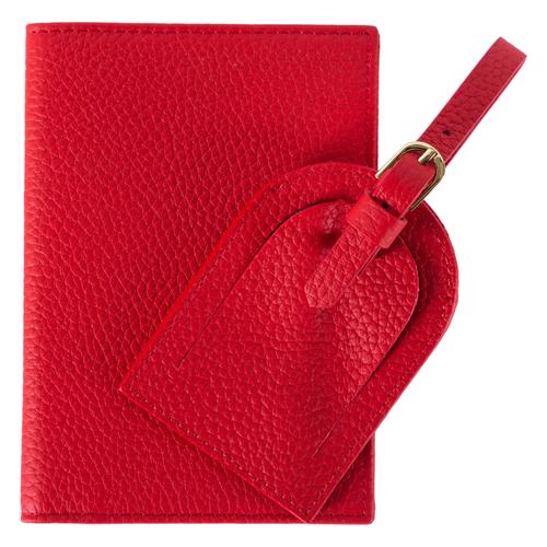  PASAPORT KILIFI & VALİZ ETİKETİ KIRMIZI