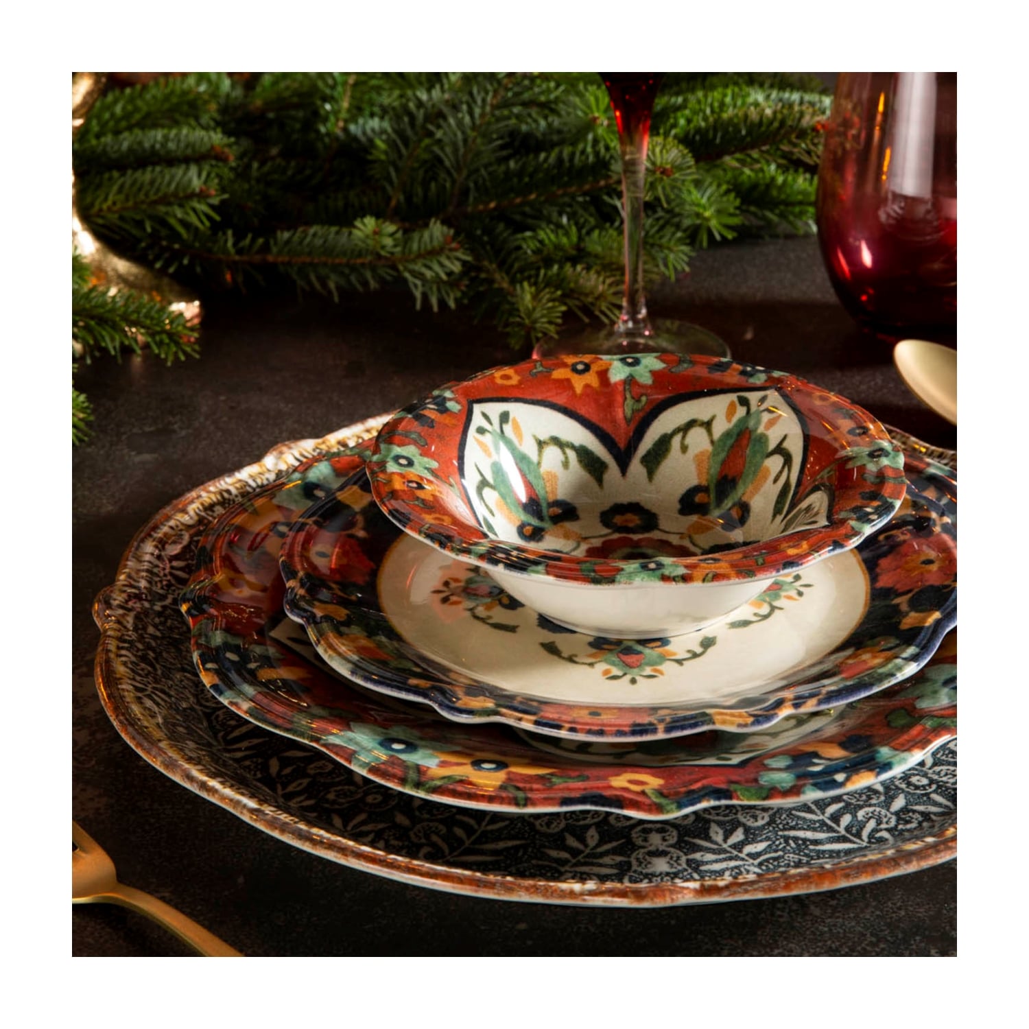 SICILIA ÇUKUR TABAK 24CM