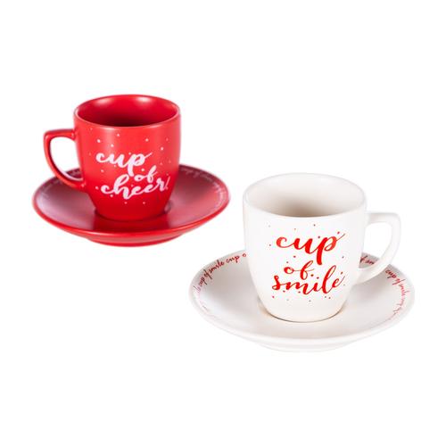  CUP OF CHEER KAHVE FINCANI SETİ 2Lİ 95ML