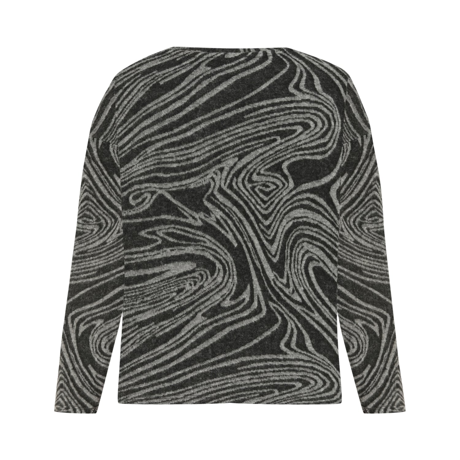 BASKILI BİSİKLET YAKA SWEATSHIRT