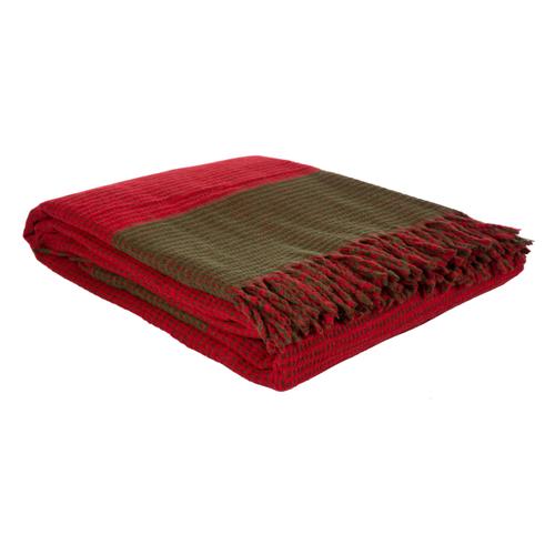  ELSA AKRİLİK SCOTCH BATTANİYE KIRMIZI 200X220CM