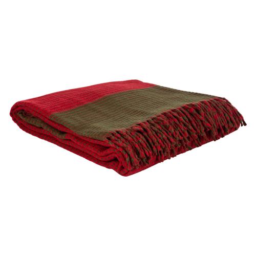  ELSA AKRİLİK SCOTCH BATTANİYE KIRMIZI 150X200CM