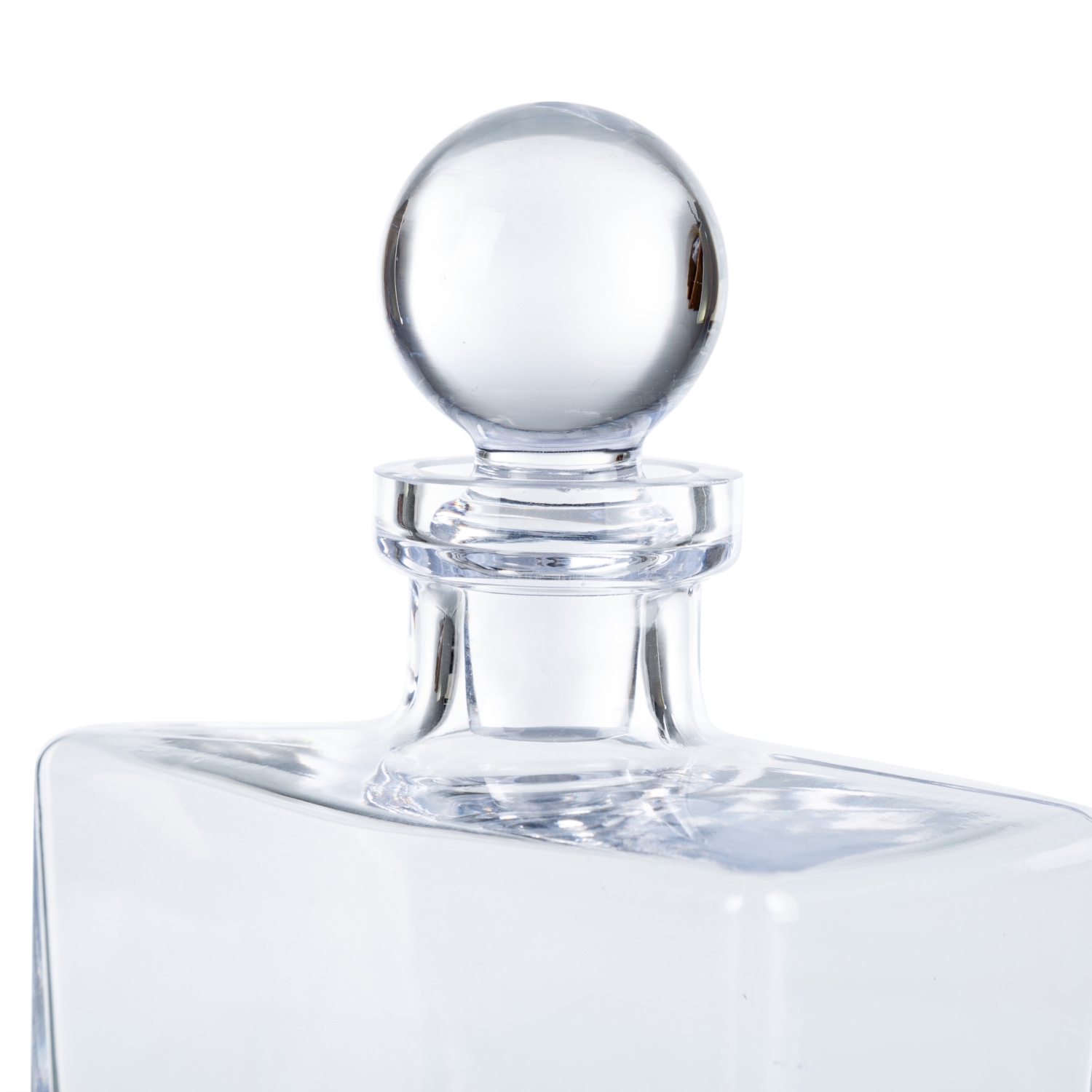 PURELINE VİSKİ ŞİŞESİ 13X6,5X17CM 850 ML